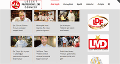 Desktop Screenshot of lezzetprofesyonelleri.com