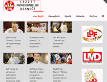 Tablet Screenshot of lezzetprofesyonelleri.com